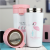 Wholesale New Fashion New Hot Stainless Steel Thermos Cup with 304 Flamingo Car Bounce Coffee Cup