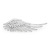 Angel Wings Brooch Exquisite Korean Zircon Feather Boutonniere Sweater Cardigan Pin Suit Vintage Badge