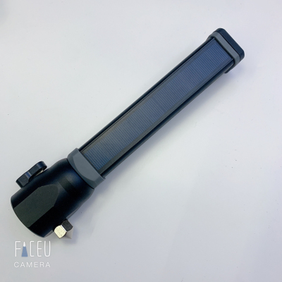Solar Power Charger LED Strong Light Flashlight Multi-function Safety Hammer Flashlight