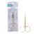 LaMeiLa Noble Gold Beauty Scissors Stainless Steel Eyebrow Scissors Peeling Scissors Beauty Tools A0424