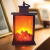 Simulation Led Carbon Flame Lamp Fashion Retro Style Lamp Fireplace Lamp Portable Lantern Ornaments