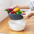 Double-deck plastic vegetable basin asphalt basket kitchen wash vegetable basket fruit bowl household asphalt screen