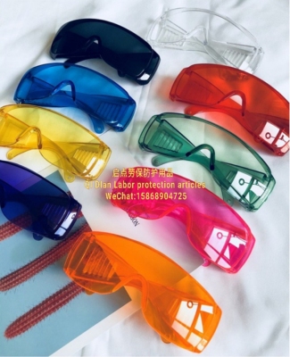 Water - sprinkling festival transparent waterproof goggles big frame web celebrity move protection, dust - proof wind - proof goggles disco glasses