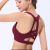 Cross-border sports bra shockproof collection yoga fitness beauty back yoga vest type sports underwear female