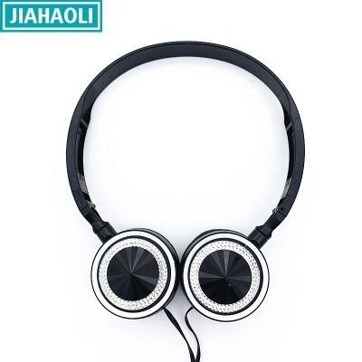 Jhl-301 diamond headset folding design voice phone universal earplug sales.