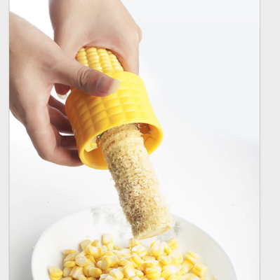 Corn Planer Corn Threshing Device Stainless Steel Creative Corn Kernels Peeling Device Corn Peeling Artifact