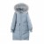 White duck down 2019 large feather collar down jacket for women long style loose thick thin coat for women winter