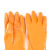 Kangnaimei 028 yellow dip plastic gloves 606PVC anti-slip 808 blue frosted resistance to oil thickening wear