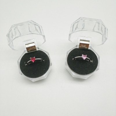 Acrylic ring box jewelry box gift box earrings box