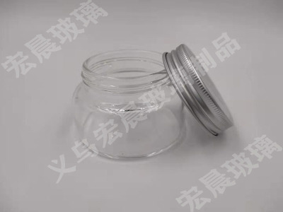 High borosilicate glass products transparent straight glass candy tube screw glass candy jar