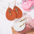 2019 New Drop-Shaped Earrings Earrings Popular Jewelry Graceful Personality Cross Eardrops European and American Retro Earrings