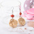 Wish New European and American Fashion Popular Retro Exaggerated Straw Circle Holiday Eardrops Ear Hooks Earrings Supply Wholesale