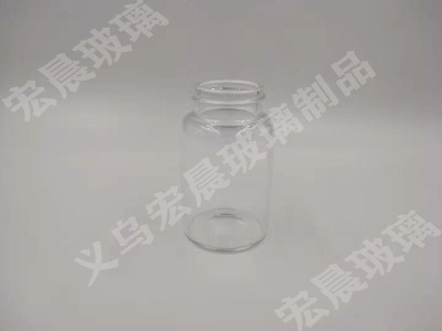 High borosilicate glass products transparent straight glass candy tube screw glass candy jar