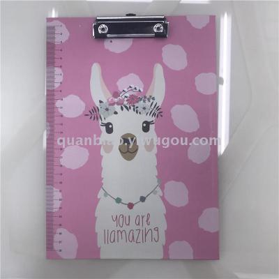 TRANBO cartoon design high quality board clip with graduated folder A4 report clip can be customizedOEM