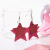Korean Style Double-Layer Pentagram Earrings New Star Two-Tone Ear Buckle for Girls Graceful Personality Ear Clips Earrings Wholesale
