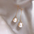 2019 hot style superior long style earrings show face thin Korean earrings