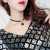 Tik Yin web celebrity hot style necklace clavicle chain Korean version of the students pendant retro simplicity joker choker collar