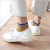 Spring and autumn style Japanese college wind parallel bars socks lady spring and autumn cotton invisible socks female