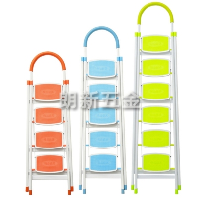 Multifunctional and thickened folding ladder miter expansion ladder four-step engineering ladder staircase