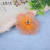 Color edge powder sixfold silk flower 6cm imitation handmade accessories to sample custom wholesale