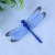 Dragonfly simulation 8.5cm accessories manual color PVC Dragonfly three-dimensional wall paste decoration manufacturers custom wholesale