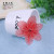 Color powder six-petal three-tier flower 6.5cm simulation hand-made flower accessories decoration props to sample custom