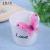 Supply 5.5cm bright powder 7 diamond butterfly handmade small butterfly accessories props to sample shop