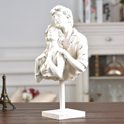 American soft decoration figures set resin handicraft key-2 luxury living room creative decoration model room decoration