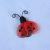 New high quality wire mesh beetle handmade 4cm ladybug beaded accessories manufacturers wholesale