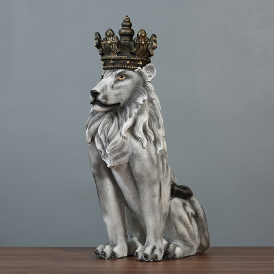 The lion of be born crown decorates ark of TV of ark of northern Europe sitting room wine modern and contracted office artwork