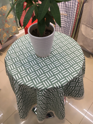 Fashionable cotton linen tablecloth