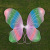 Manufacturers supply colorful butterfly wings children's day performance stage props color angel wings