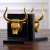 Wholesale retro do old animal cow head bookshelf books rely on wedding gifts home decoration model room decoration