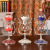 Metal continental colored hourglass timer office tabletop decoration 30/60 minutes decoration hourglass decoration