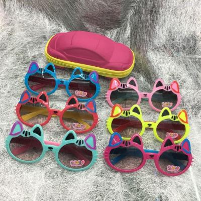 New cartoon children's mirror baby color cute glasses uv protection sunglasses in stock