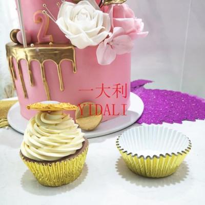 Factory direct new color composite aluminum foil paper tray thickening cake bottom tray barreled cake paper cup