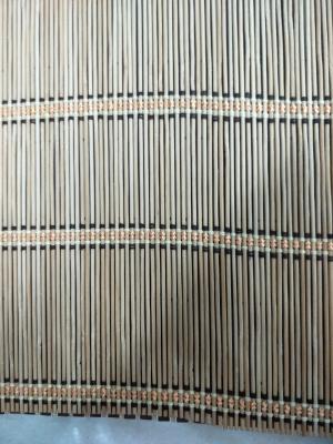 Gold curve carbonized bamboo curtain