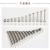 Wholesale Lash Rivet Side Lock Screw Child and Mother Screw Calendar Album Book Recipe Screw 5-45mm Nickel Plated