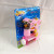 Children's educational toy card with environmental protection plastic electric cartoon bubble gun toy