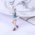 European and American express foreign trade new style corsage dress artistic gymnastics pearl drop oil high-grade brooch pin