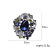 The New hot - shot Bohemian wind set crystal key-2 luxury classic temperament joker glass crystal brooch ornaments