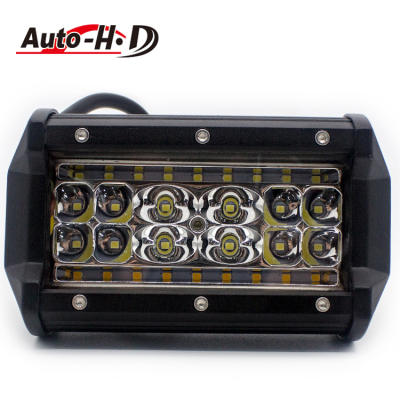 84W Automobile Led Working Lamp Trinocular Style 5-Inch 4-Row Luminous off-Road Vehicle Retrofit Lights Work Light