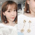 Web celebrity personality long pendant ear clip female Korean personality simple tassel without ear hole earring BE0314