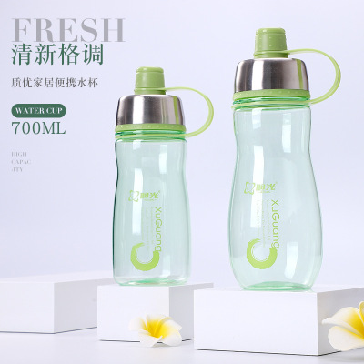 Xuguang Summer New Creative Glass Fresh Candy Color Portable Water Cup Outdoor Factory Direct Sales Customizable Logo