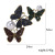 Crossborder foreign trade retro alloy set diamond pearl butterfly brooch brooch insect brooch accessories wholesale spot