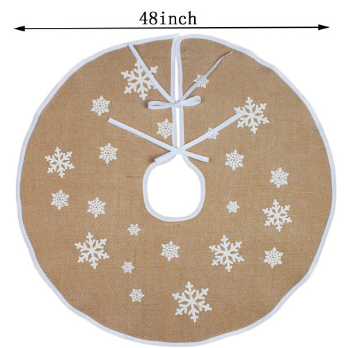 holiday party supplies factory direct sales christmas vintage party decoration supplies christmas burlap tree skirt