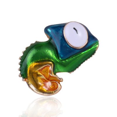 New cross-border hot-selling alloy drip oil chameleon brooch stylish accessories and accessories corsage gift