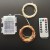 Copper wire lamp string Amazon hot remote control 8 features waterproof battery box 3AAled10 meters 100 lights copper wire warm white