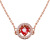 Korean web celebrity tik Yin hot style romantic love necklace long crystal pendant clapbone ring set bracelet wholesale