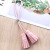 PU leather double-headed sequamined fringe pendant diy accessories bag mobile phone accessories key chain pendant